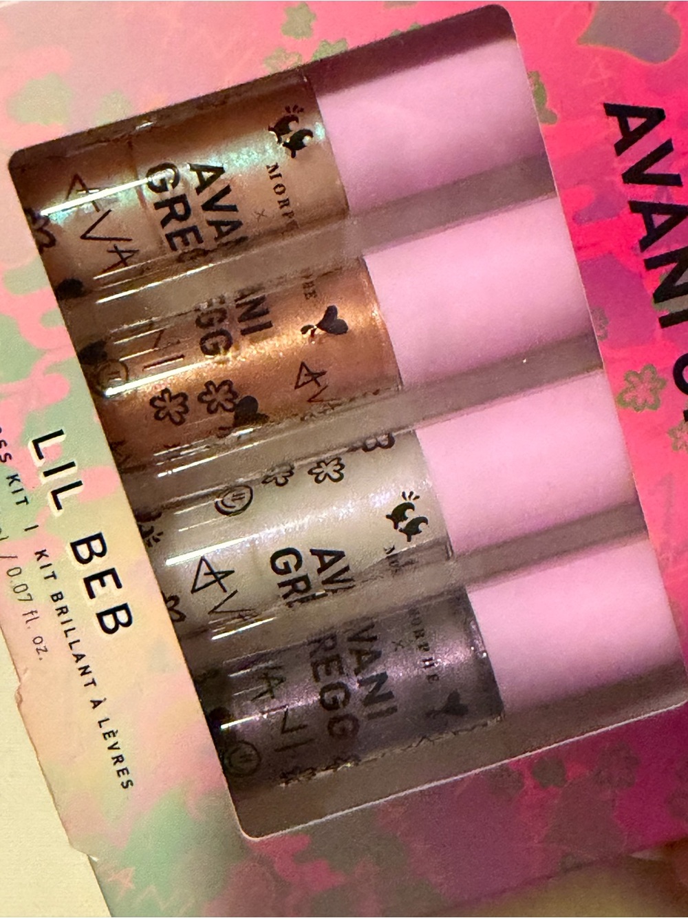 Morphe x Avani Gregg Lil Beb Mini Lip Gloss Kit โ Pink Shades